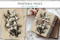 ink forest animals printable Product Image 6