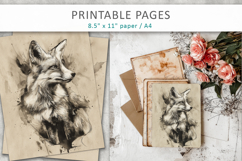 ink forest animals printable Product Image 7