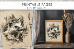 hand drawn animal illustrations, junk journal Product Image 7