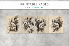 hand drawn animal illustrations, nature art Product Image 2