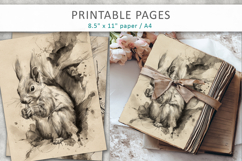 hand drawn animal illustrations, nature art Product Image 1