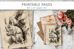 hand drawn animal illustrations, nature art Product Image 7