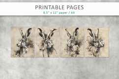 nature themed printable pages, forest animals Product Image 2