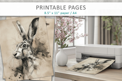 nature themed printable pages, forest animals Product Image 4