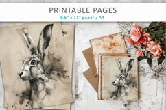 nature themed printable pages, forest animals Product Image 1