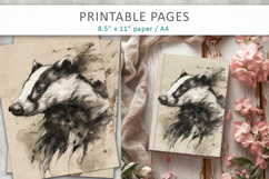 forest animal illustrations, digital paper Product Image 6