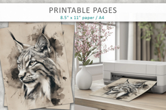 forest animal illustrations, printable art Product Image 4