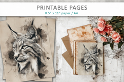 forest animal illustrations, printable art Product Image 6