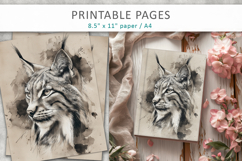 forest animal illustrations, printable art Product Image 1