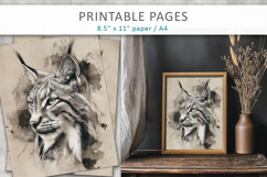 forest animal illustrations, printable art Product Image 7