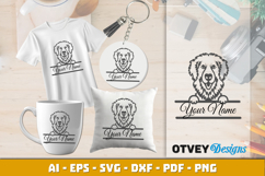 Head Dog Animals Keychain SVG BUNDLES Product Image 8