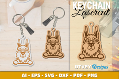 Dog Border Collie Keychain Lasercut BUNDLES Product Image 12
