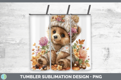 GorgeousAnimals Knit Hat Tumbler design.