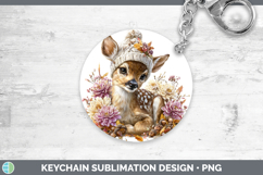 GorgeousAnimals Knit Hat Keychain design.