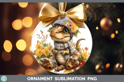 GorgeousAnimals Knit Hat Ornament design.