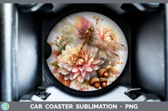 GorgeousAnimals Knit Hat Car Coaster design.