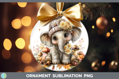 GorgeousAnimals Knit Hat Ornament design.