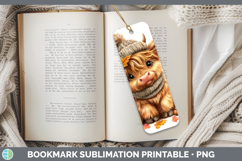GorgeousAnimals Knit Hat Bookmark design.