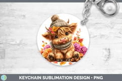GorgeousAnimals Knit Hat Keychain design.
