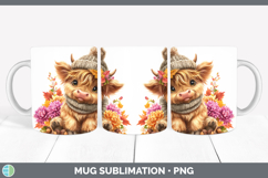 GorgeousAnimals Knit Hat Mug Wrap design.
