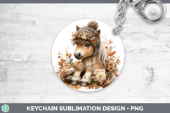 GorgeousAnimals Knit Hat Keychain design.