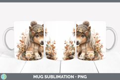 GorgeousAnimals Knit Hat Mug Wrap design.