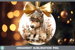 GorgeousAnimals Knit Hat Ornament design.