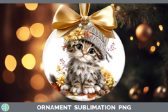 GorgeousAnimals Knit Hat Ornament design.