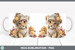 GorgeousAnimals Knit Hat Mug Wrap design.