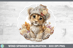 GorgeousAnimals Knit Hat Wind Spinner design.