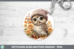 GorgeousAnimals Knit Hat Keychain design.