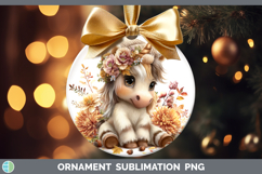 GorgeousAnimals Knit Hat Ornament design.