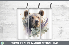 GorgeousAnimals Lavender and Eucalyptus Tumbler design.