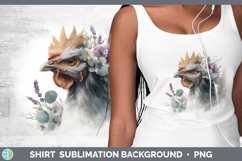 GorgeousAnimals Lavender and Eucalyptus Shirt design.