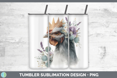 GorgeousAnimals Lavender and Eucalyptus Tumbler design.