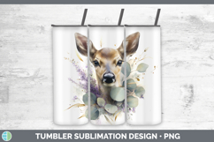 GorgeousAnimals Lavender and Eucalyptus Tumbler design.
