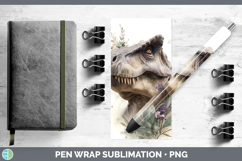 GorgeousAnimals Lavender and Eucalyptus Pen Wrap design.