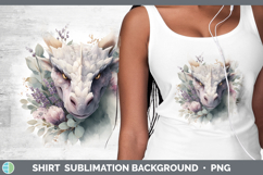 GorgeousAnimals Lavender and Eucalyptus Shirt design.