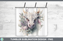 GorgeousAnimals Lavender and Eucalyptus Tumbler design.