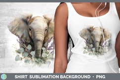 GorgeousAnimals Lavender and Eucalyptus Shirt design.