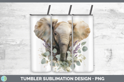 GorgeousAnimals Lavender and Eucalyptus Tumbler design.