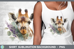 GorgeousAnimals Lavender and Eucalyptus Shirt design.
