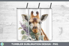 GorgeousAnimals Lavender and Eucalyptus Tumbler design.