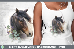 GorgeousAnimals Lavender and Eucalyptus Shirt design.