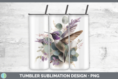GorgeousAnimals Lavender and Eucalyptus Tumbler design.