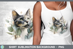 GorgeousAnimals Lavender and Eucalyptus Shirt design.