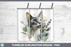 GorgeousAnimals Lavender and Eucalyptus Tumbler design.