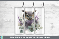 GorgeousAnimals Lavender and Eucalyptus Tumbler design.