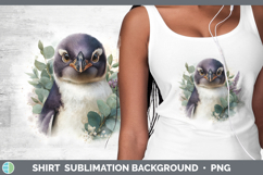 GorgeousAnimals Lavender and Eucalyptus Shirt design.