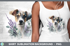 GorgeousAnimals Lavender and Eucalyptus Shirt design.